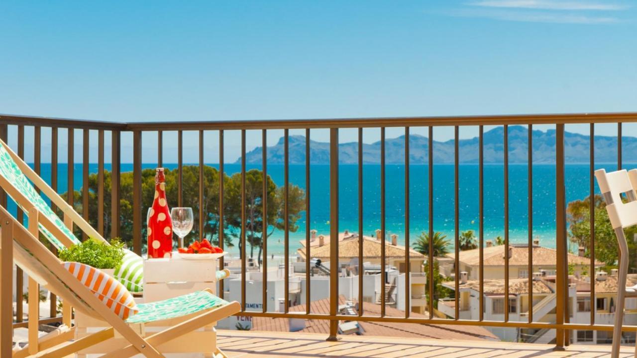 Apartment The Shell Ii, Beach Views And Pool Alcúdia Extérieur photo