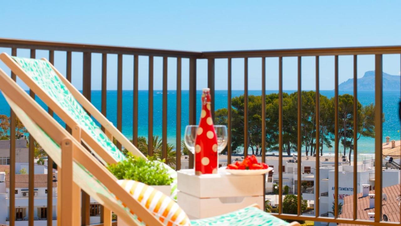 Apartment The Shell Ii, Beach Views And Pool Alcúdia Extérieur photo