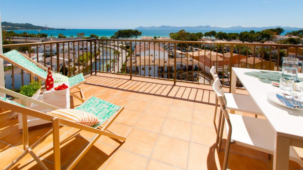 Apartment The Shell Ii, Beach Views And Pool Alcúdia Extérieur photo